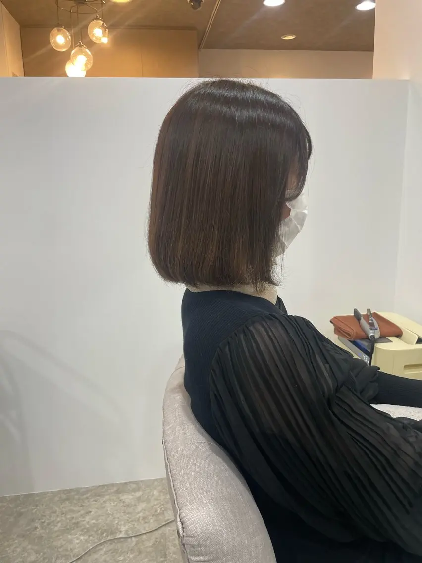 カラー 透明感カラー ネイビーカラー cloe仙台🫧 ツバサ💎🪞💙のヘアスタイル