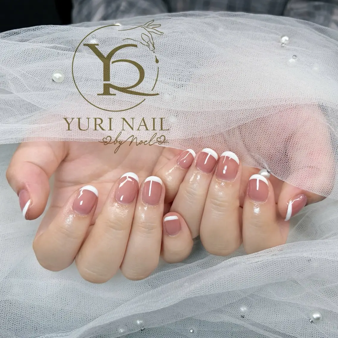 ネイル チークネイル フットネイル グラデーション 韓国ネイル 持ち込み ハンドネイル フットネイル ハンドケア YURI Nail NARITAのネイルデザイン