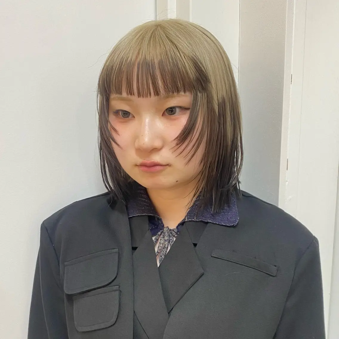 ミディアム 木村 夢のヘアスタイル