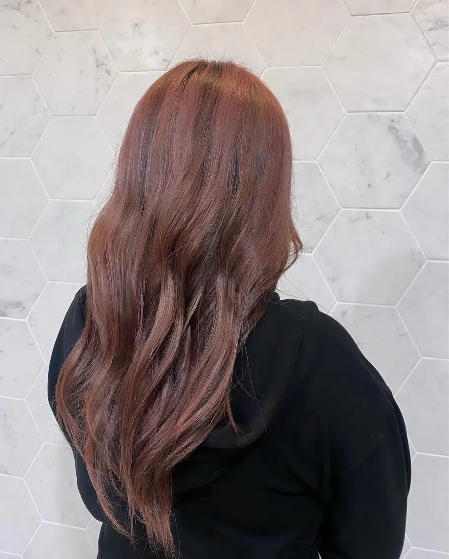 ロング カラー ブラウンカラー ピンクカラー そうや 🐺のヘアスタイル