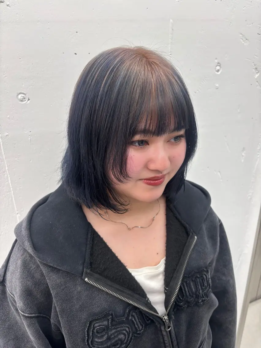 ミディアム カラー 🫧‪Ameri🫧 Emma ecoleのヘアスタイル