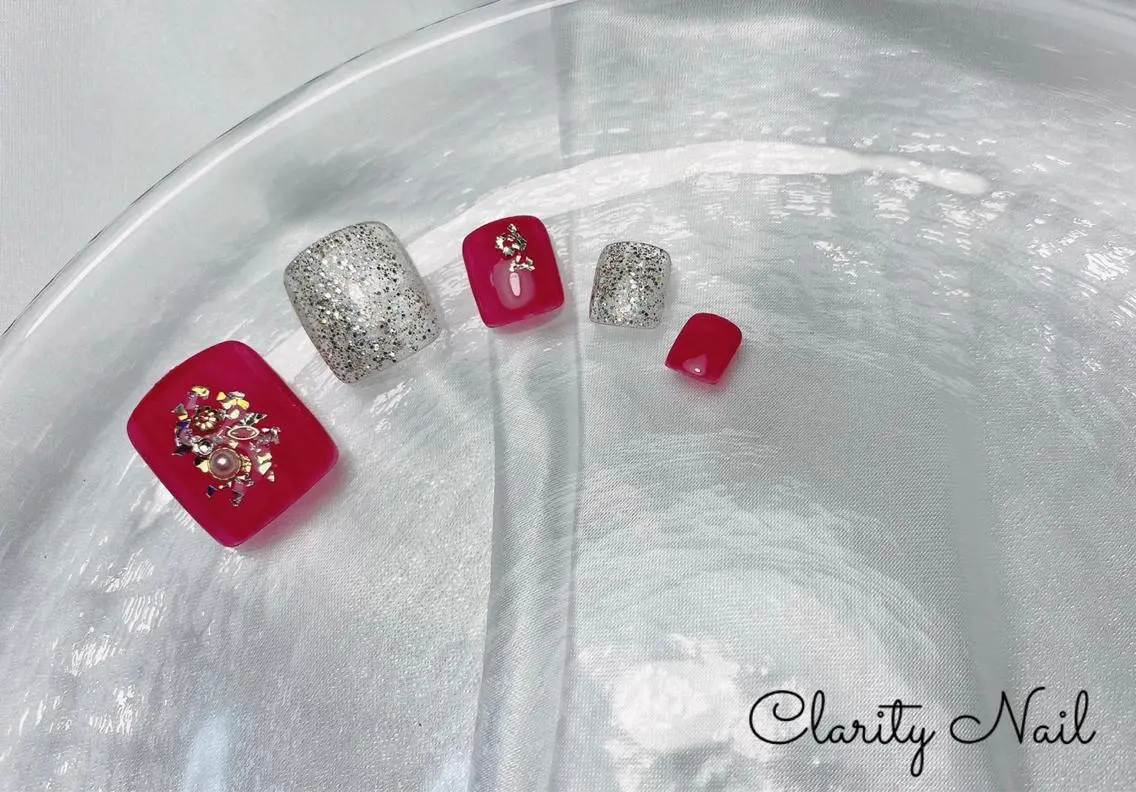 ネイル フットネイル フットネイル Clarity Nailのネイルデザイン
