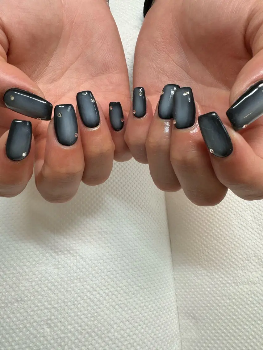 ネイル アートネイル フレンチネイル 韓国ネイル マグネットネイル 持ち込み MH_ Nailのネイルデザイン