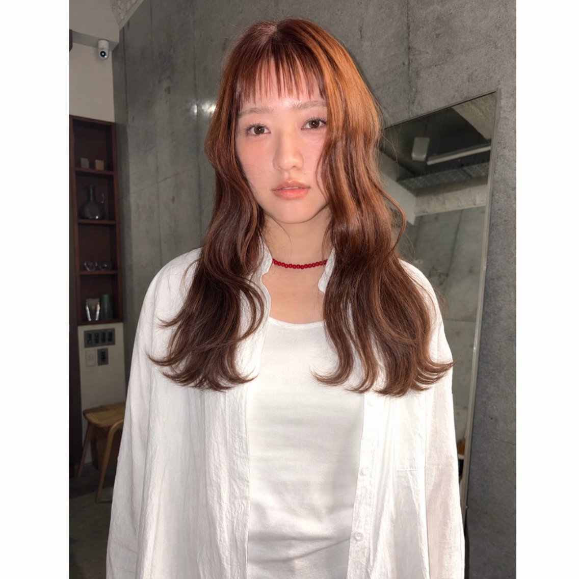 カラー ヘアカラー 佐藤 穂果のヘアスタイル