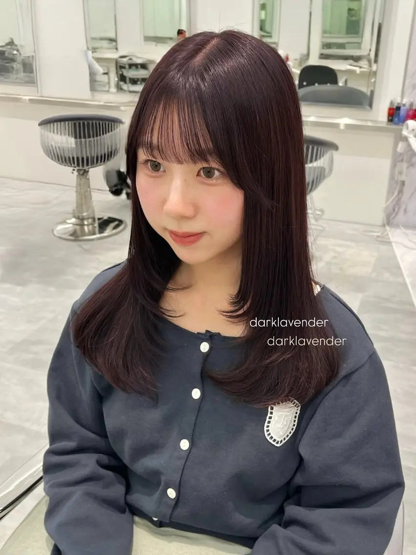 ロング カラー カット ヘアカラー トリートメント ParveMix ♡白神みやびのヘアスタイル