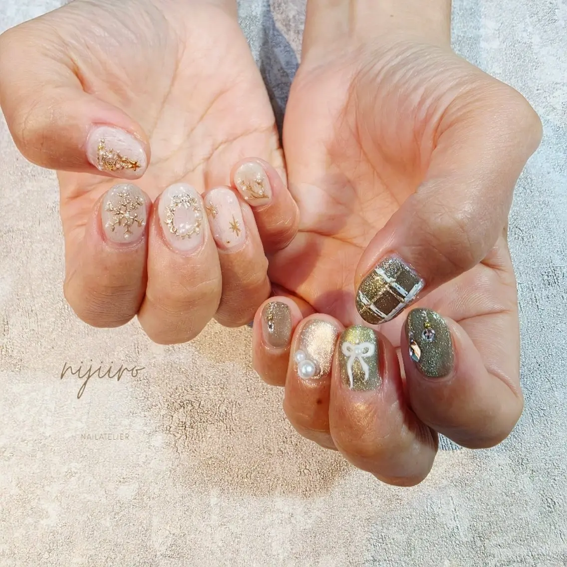 ネイル ハンドネイル nijiiro🌈 サトウのネイルデザイン