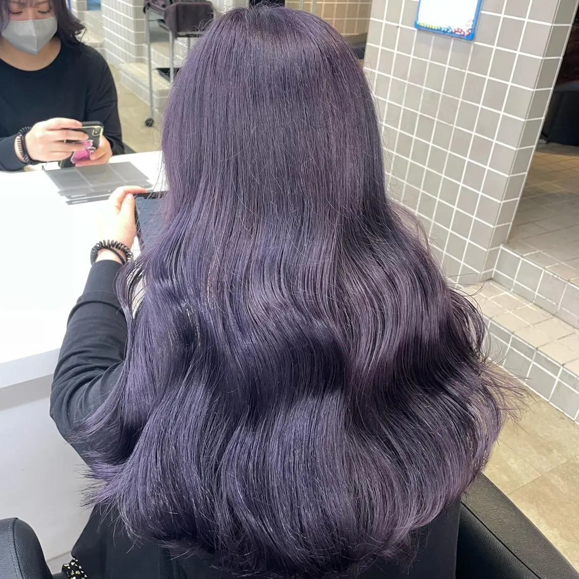 ロング カラー *モデル募集🤍横浜 透明感カラー🫧のヘアスタイル