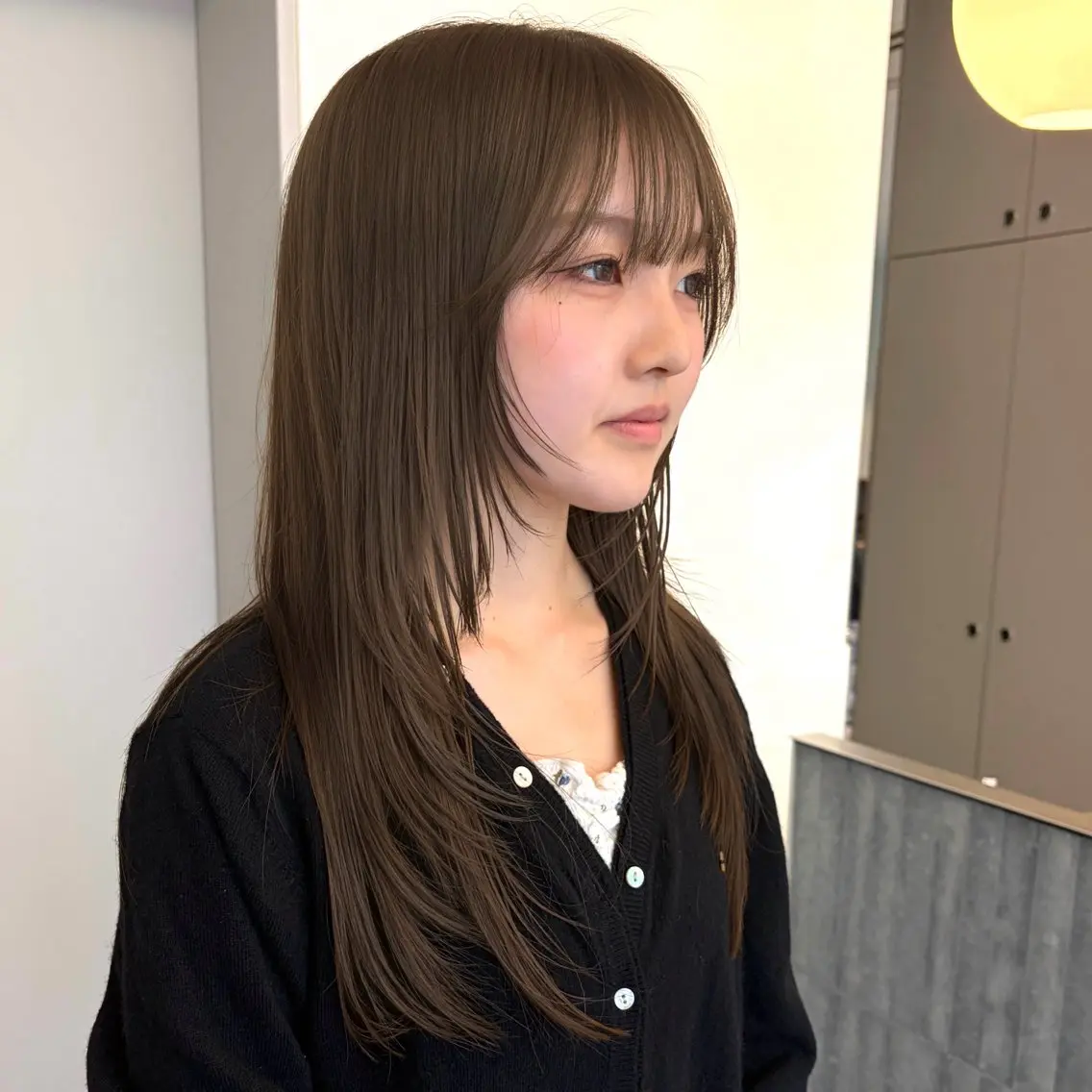 ロング カラー ベージュカラー 透明感カラー ダブルカラー オリーブベージュ ヘアカラー トリートメント ☪️ブリーチ特化施術 /レイヤー🪽aiのヘアスタイル