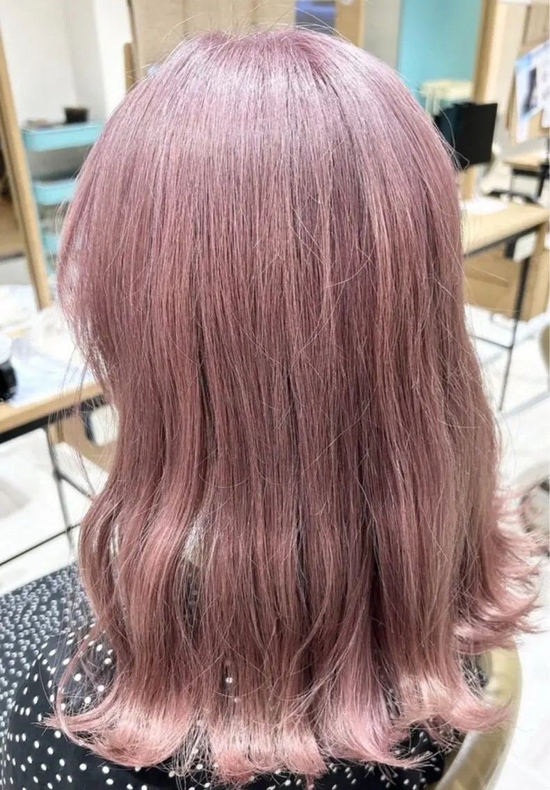 ️🩵ダブルカラー ブリーチ込みの写真