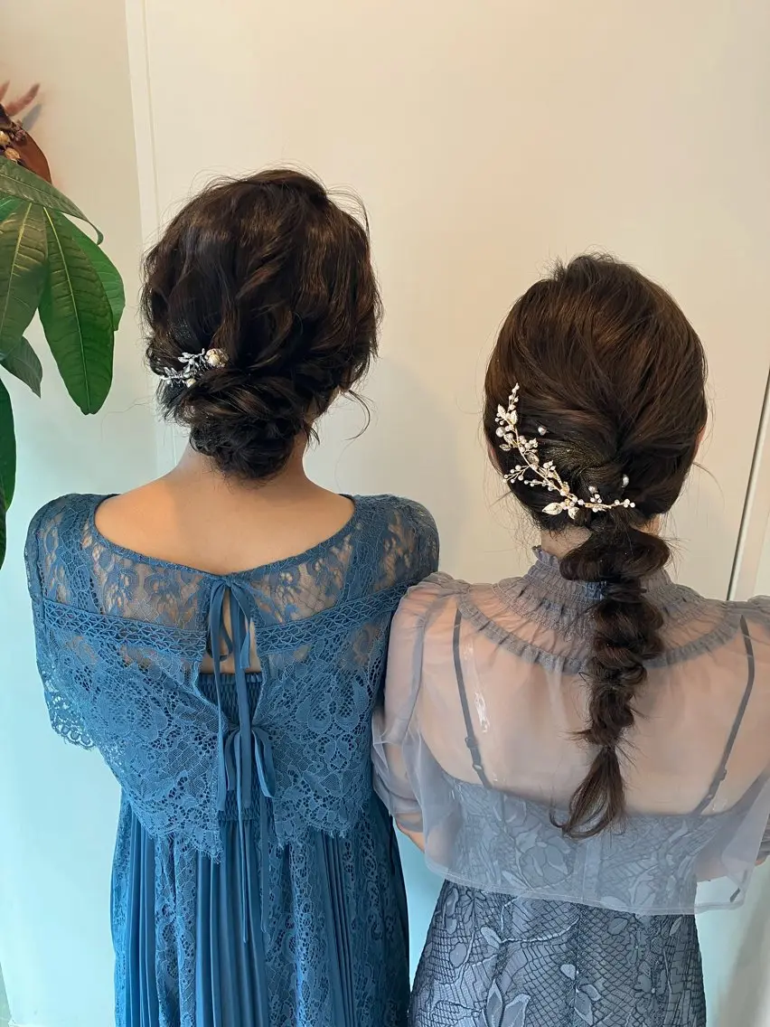 ヘアアレンジ 結婚式・ブライダル Hair&Make Nahoのマツエク・マツパデザイン