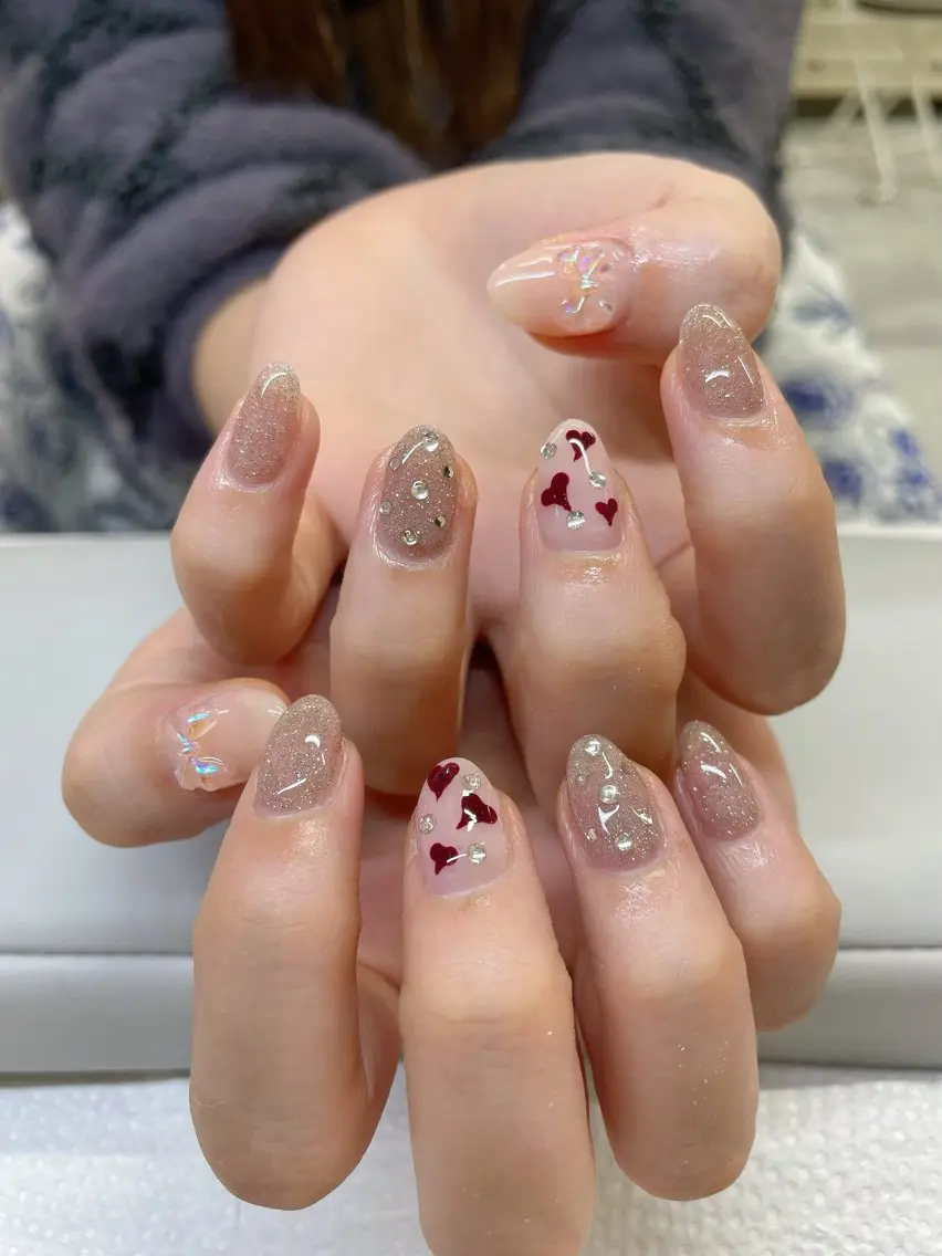 ネイル キラキラ🌸🌸🌸 nail ⭐️✨のネイルデザイン