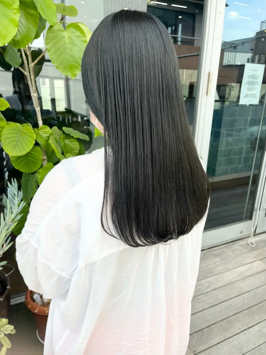 ロング カラー カット ヘアカラー トリートメント ヒラノホナミ 🫧透ける艶髪🫧のヘアスタイル
