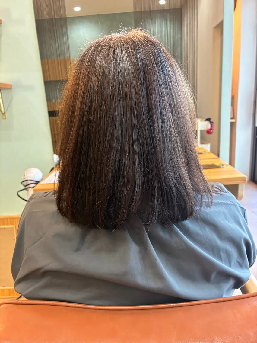 ミディアム ボブ Parc 三沢市 momokaのヘアスタイル