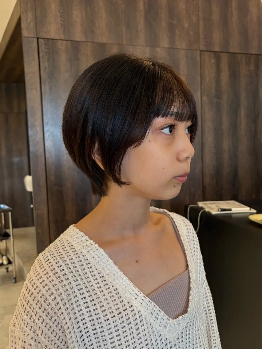 ショート 西野 優夏のヘアスタイル