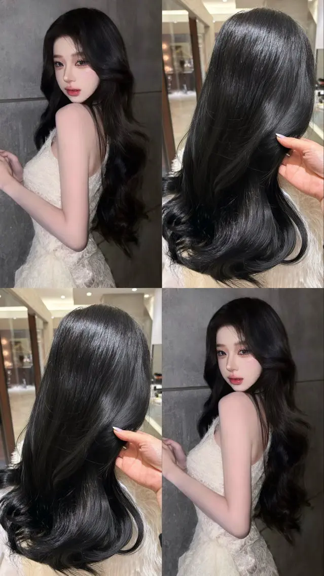 ロング カラー ヘアアレンジ ☪︎*｡꙳ 𝓝𝓪𝓸のヘアスタイル