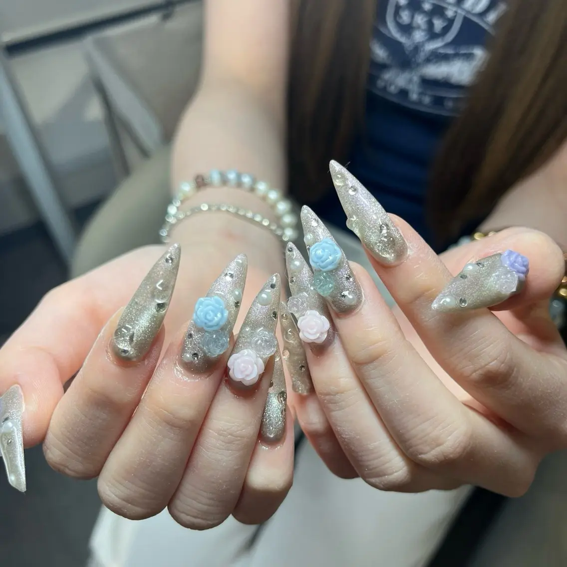 ネイル ハンドネイル IROHA nail Ami🐊🎀のネイルデザイン