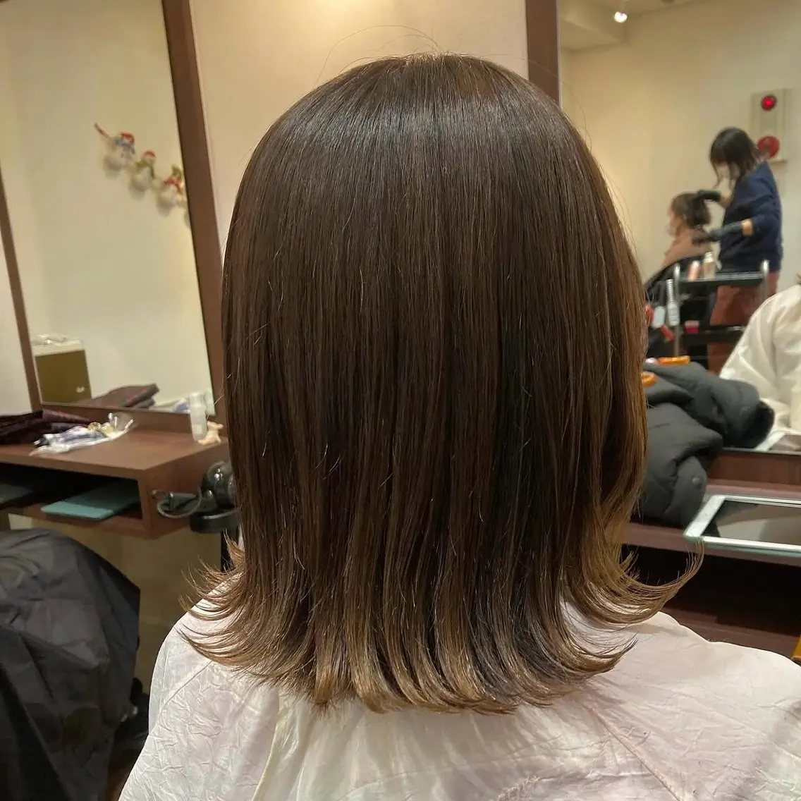 ミディアム カット ヘアカラー トリートメント MOLLA ✂️辻のヘアスタイル