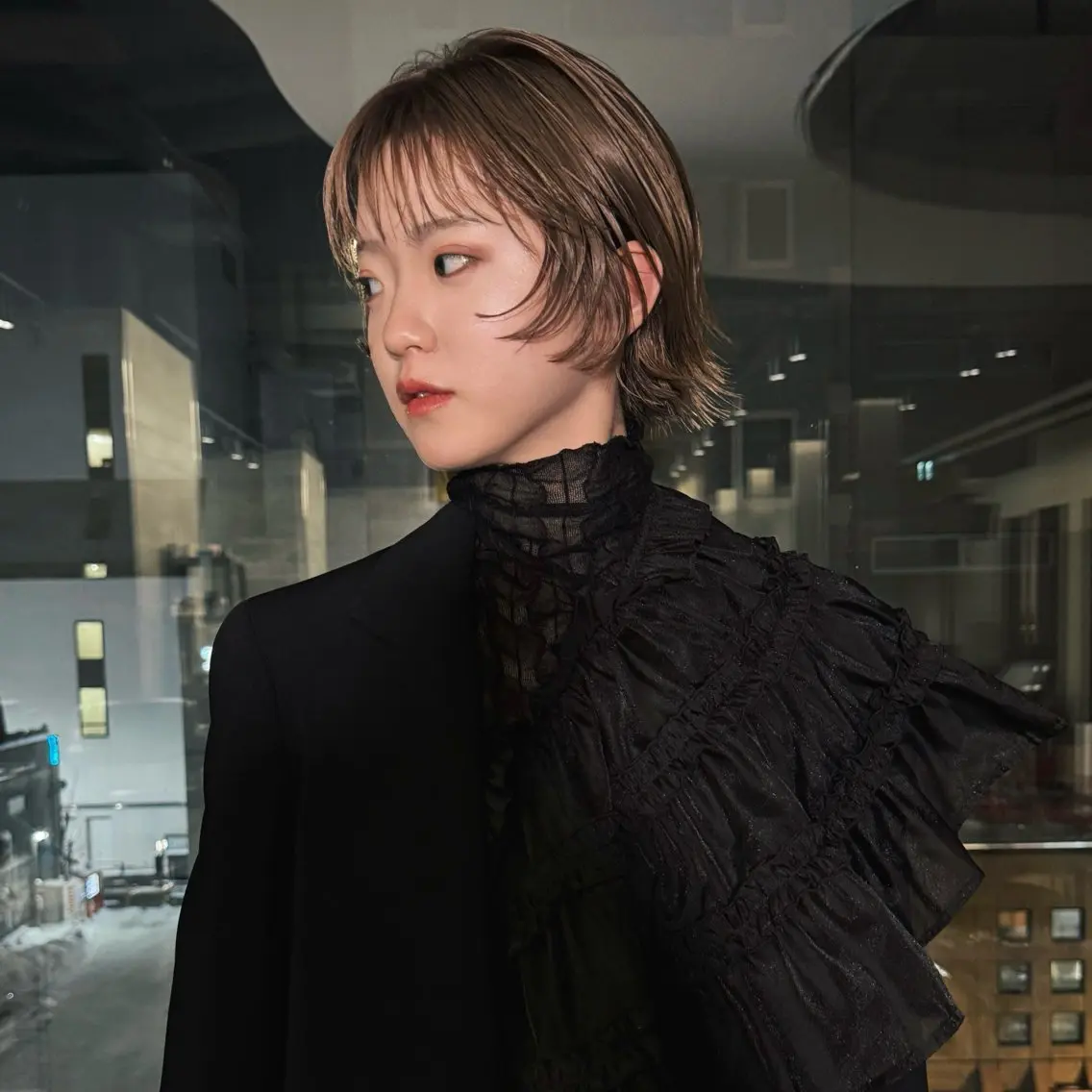ショート カラー ダブルカラー かえで🫧 カットモデル募集中のヘアスタイル