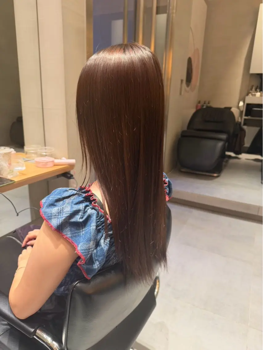 カラー みずき🔥 艶カラーのヘアスタイル
