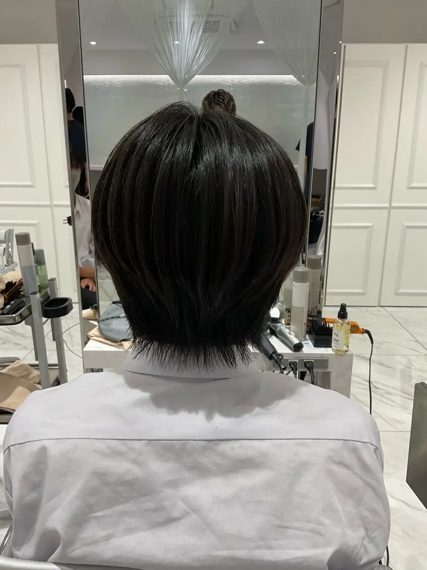 メンズ マッシュ シースルーマッシュ 稲村 直也のヘアスタイル