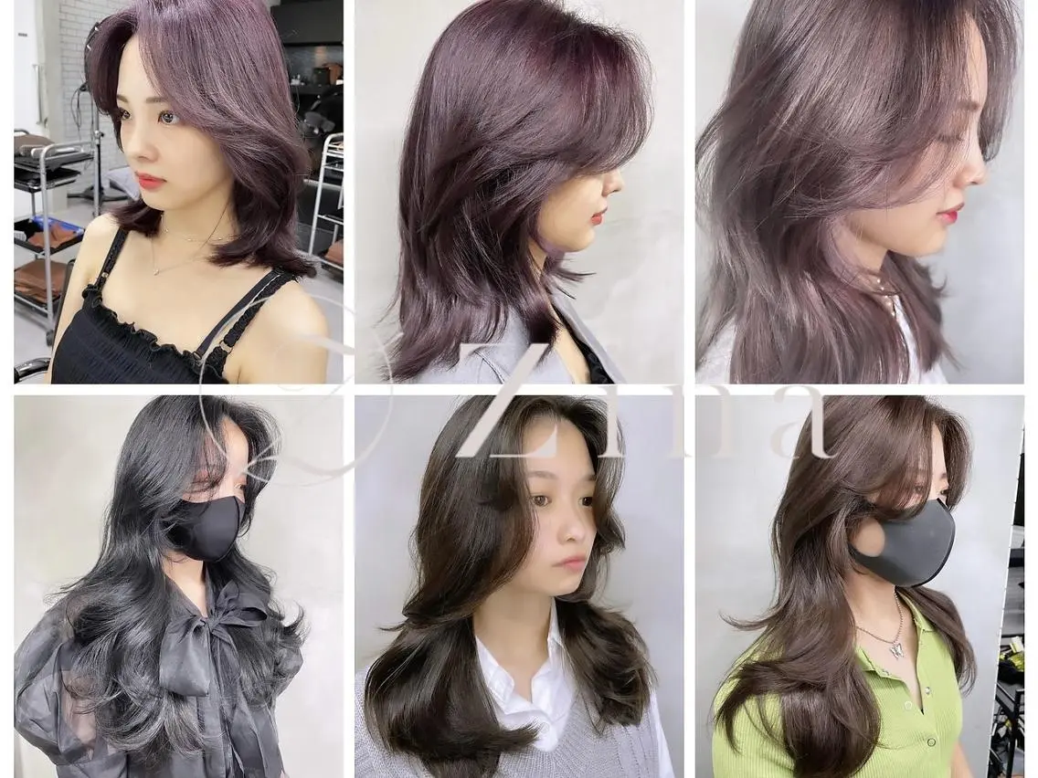 【minimo限定♪】顔周りカット+髪質改善inケアカラー+クイックTR¥8900の写真