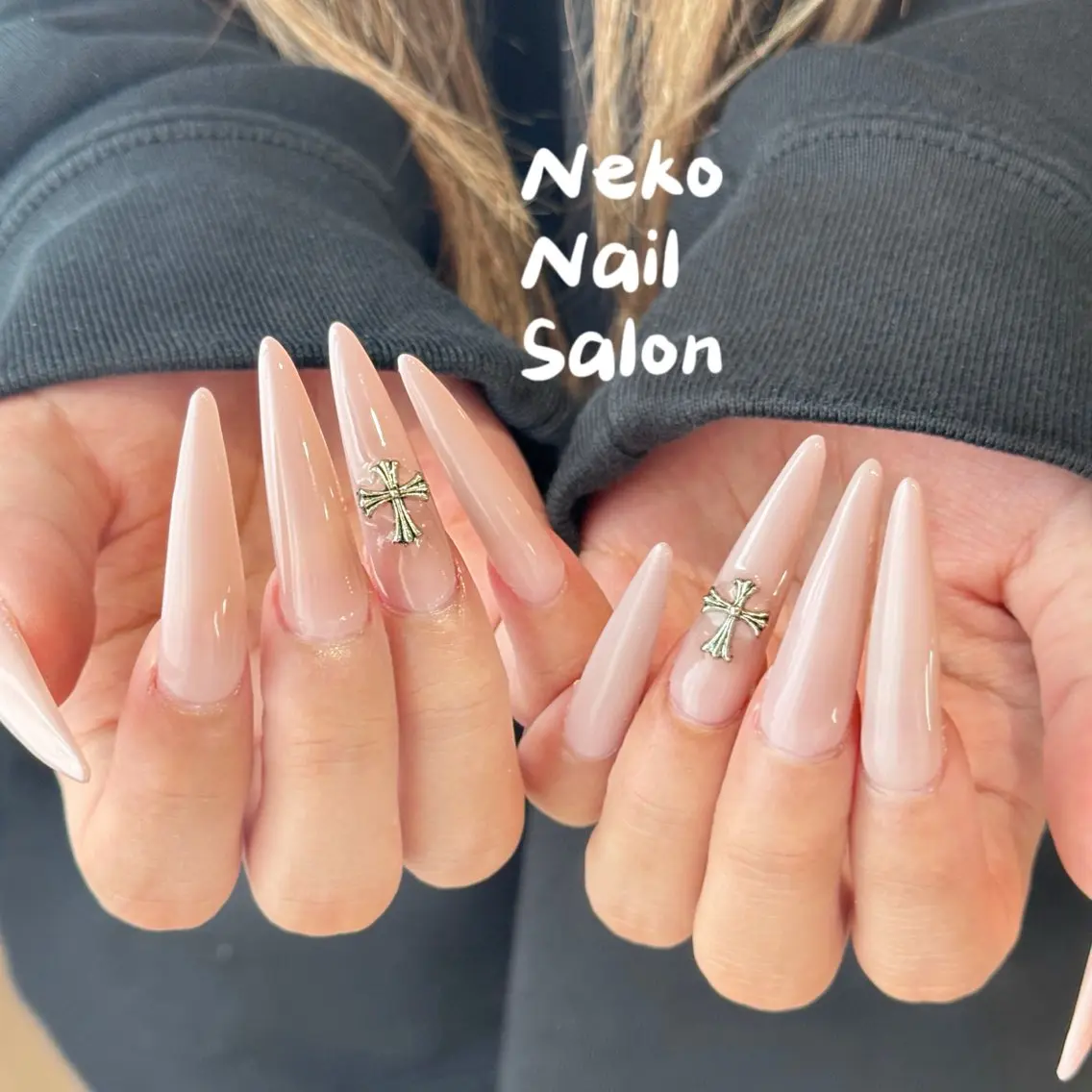 ネイル ロングネイル スーパーロングネイル neko nailのネイルデザイン