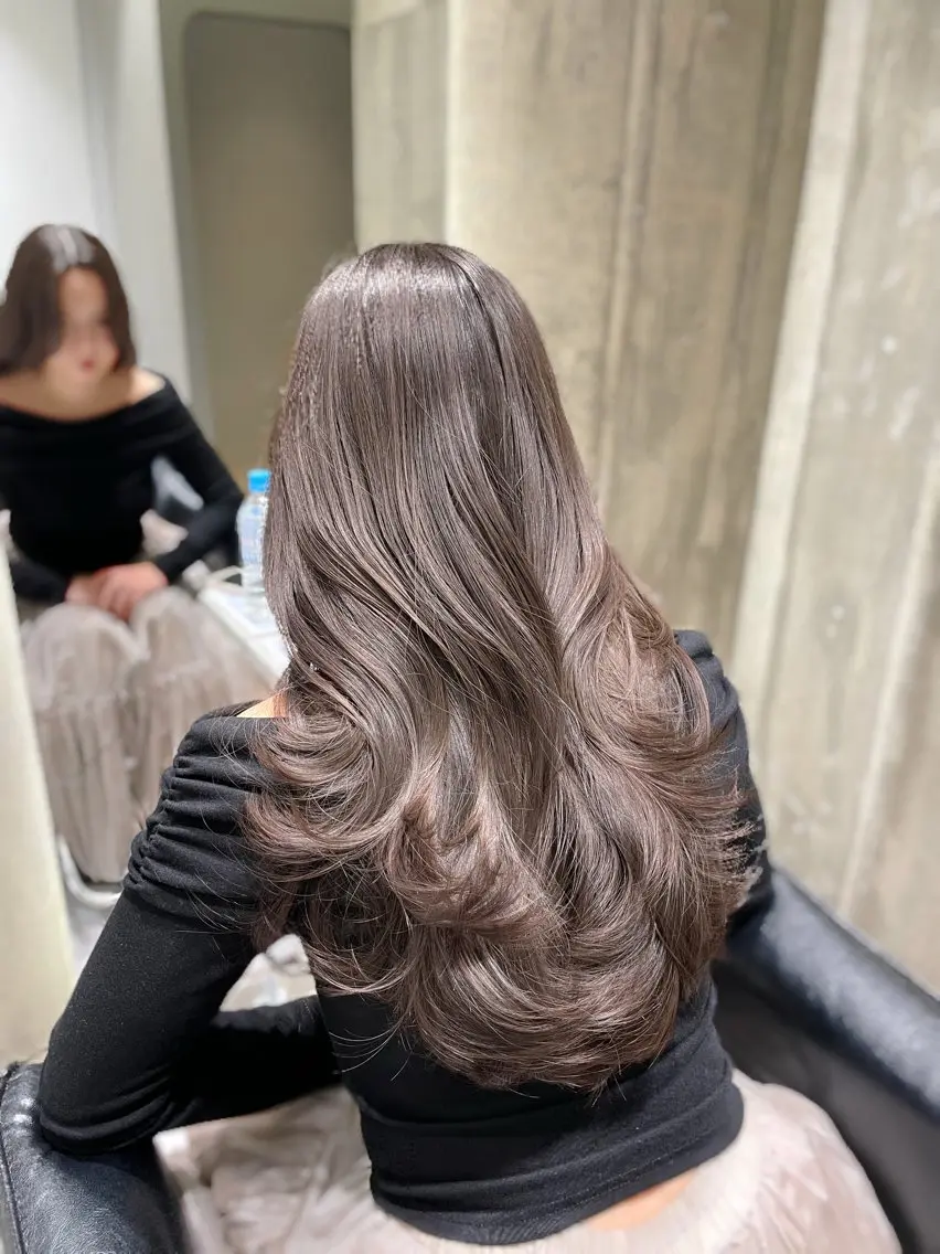 セミロング カット ヘアカラー トリートメント 寺島 圭人のヘアスタイル