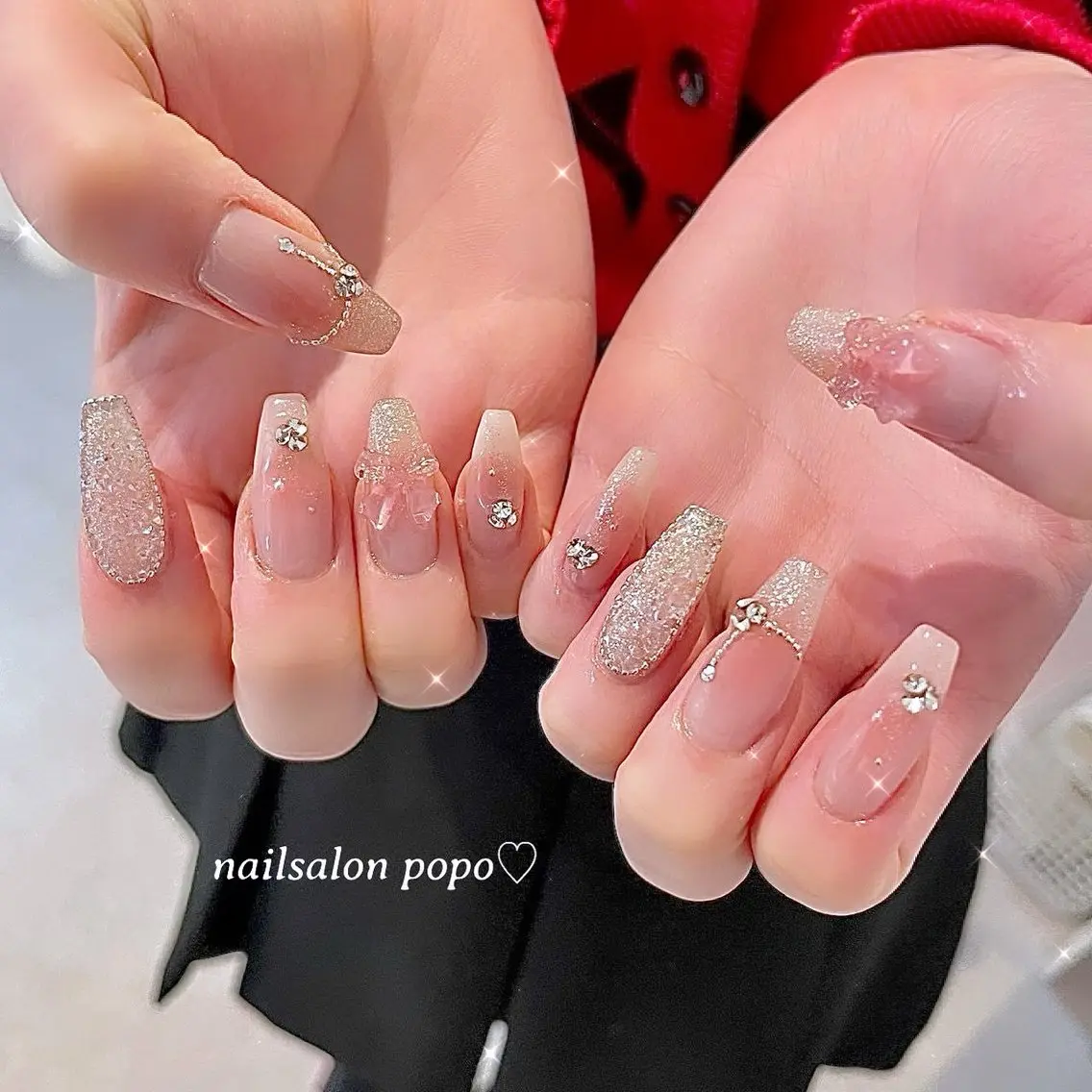 ネイル アートネイル ワンホンネイル ハンドネイル nailsalon popoのネイルデザイン