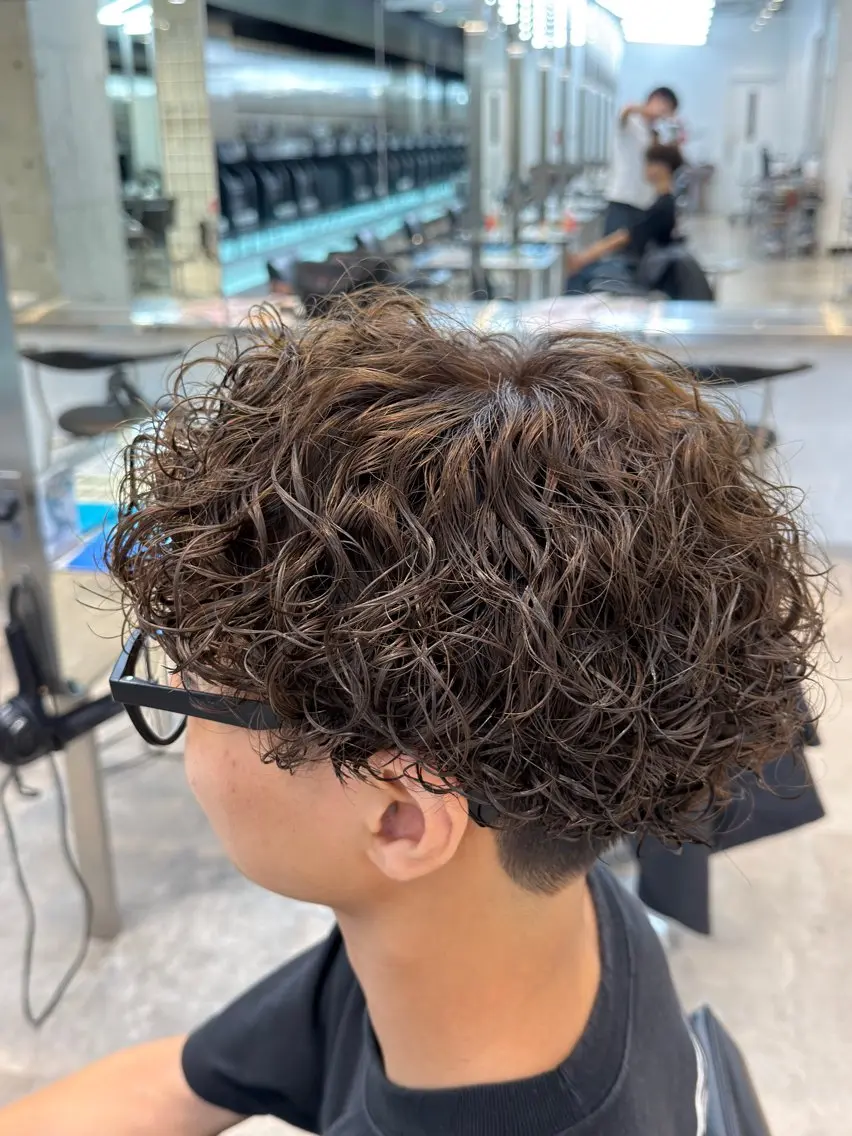 ショート カラー パーマ カット ヘアカラー パーマ fifth 児玉達哉 当日予約🙆のヘアスタイル