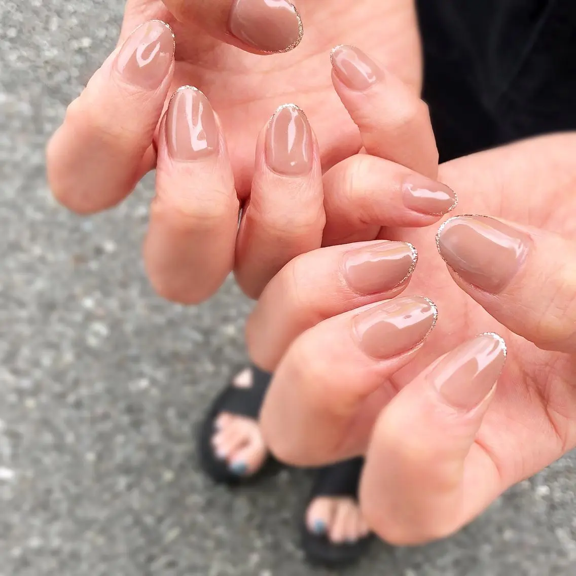 ネイル ラメ(グリッター) ハンドネイル nail salon Regaosのネイルデザイン