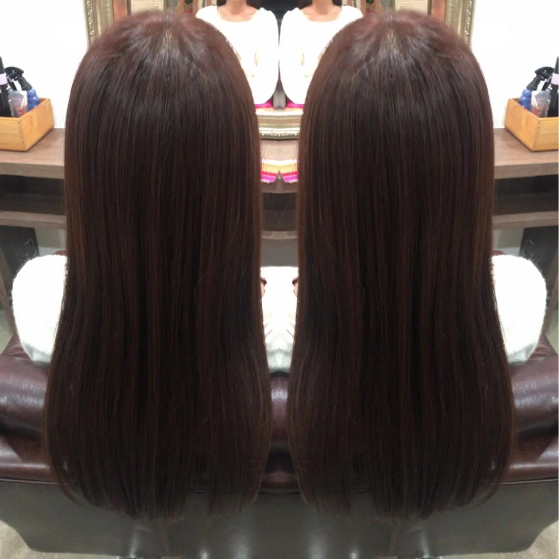 ロング カラー レイヤーカット匠 イソザキノリユキのヘアスタイル