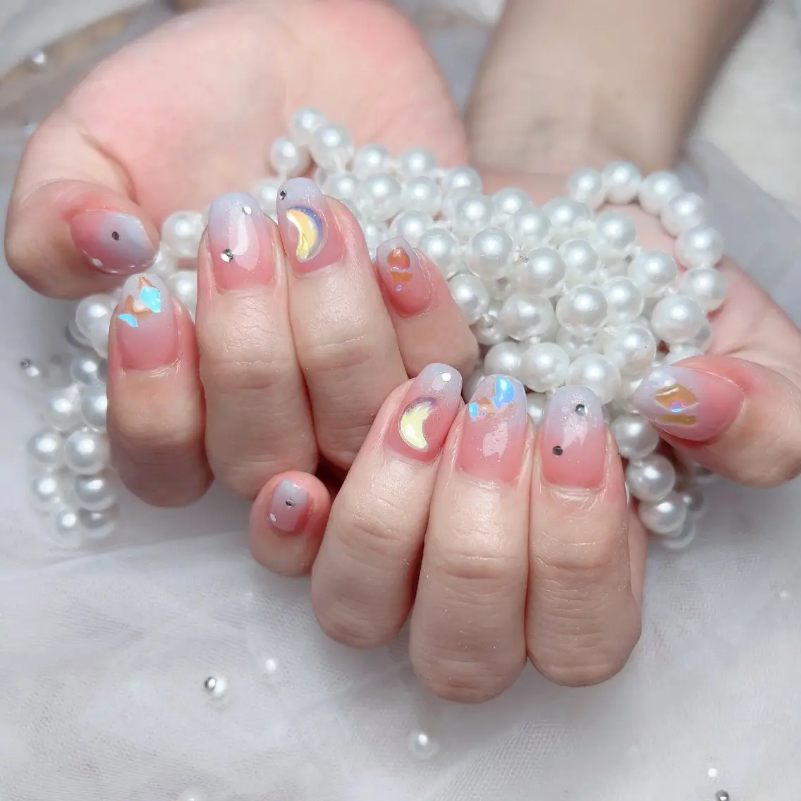 ネイル ハンドネイル M 🌷Nail 長さだし専門店のネイルデザイン