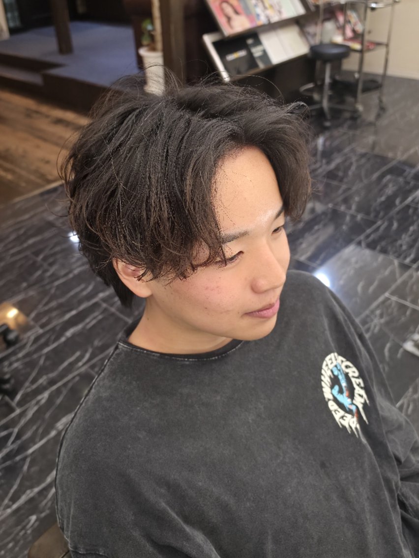 メンズ メンズパーマ パーマ Log  nanaka🎀のヘアスタイル
