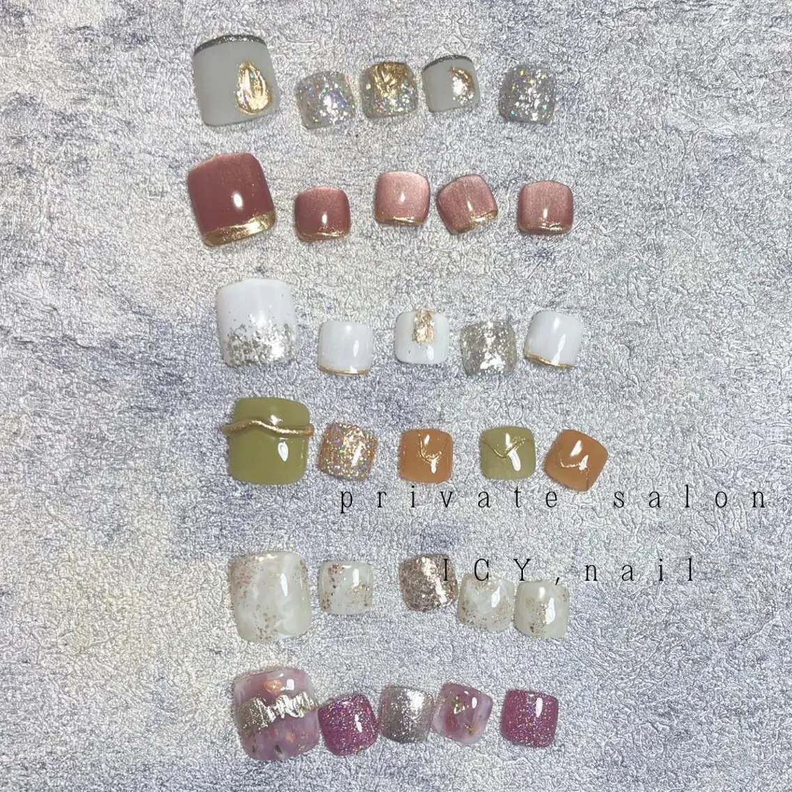 ネイル フットネイル ICY,nail REINAのネイルデザイン
