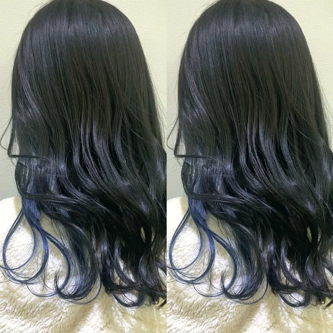 セミロング ブリーチ無しカラー✨ 美鈴のヘアスタイル
