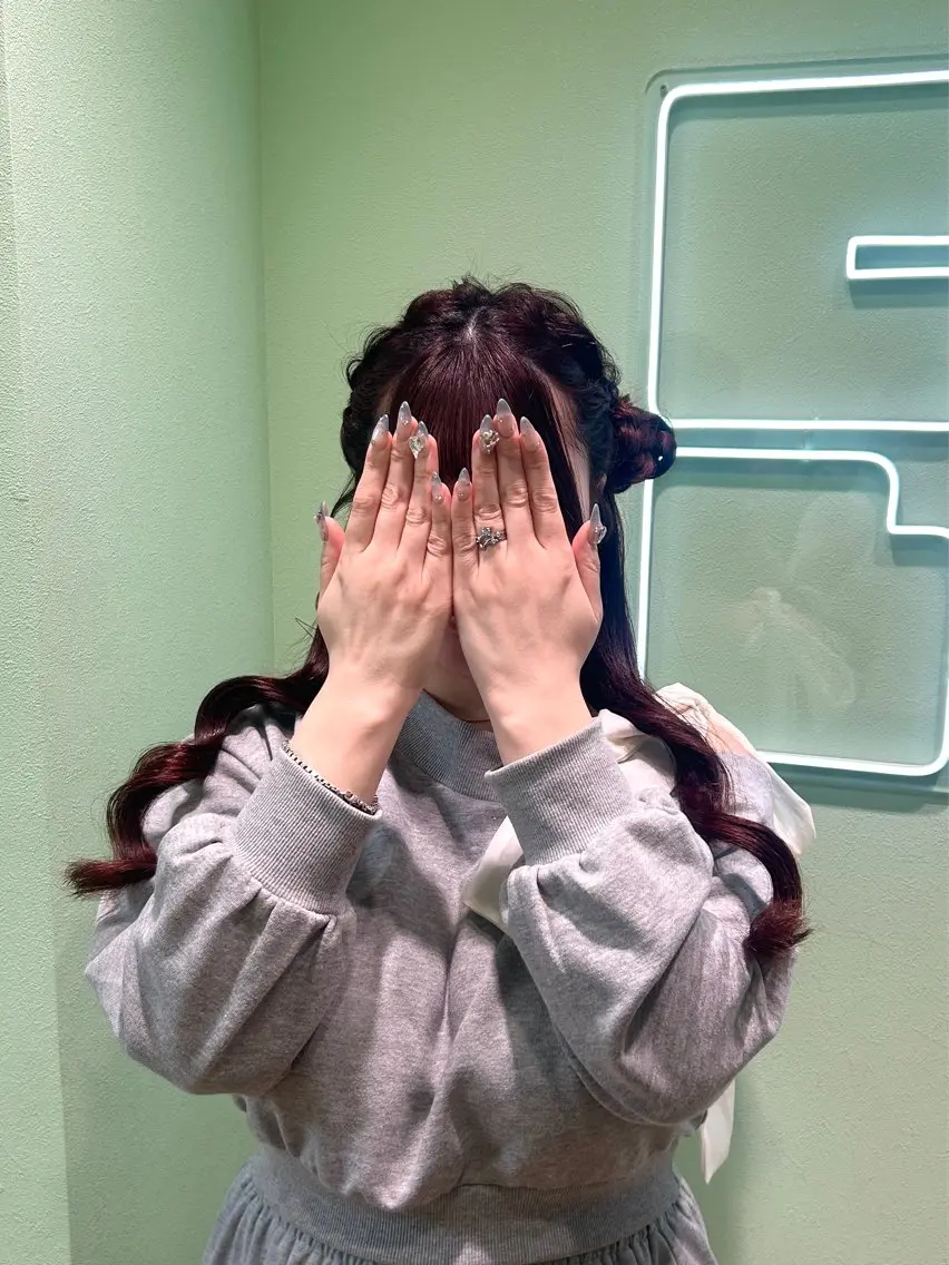ヘアアレンジ 💖韓国ヘア/ エクステmikotoのヘアスタイル