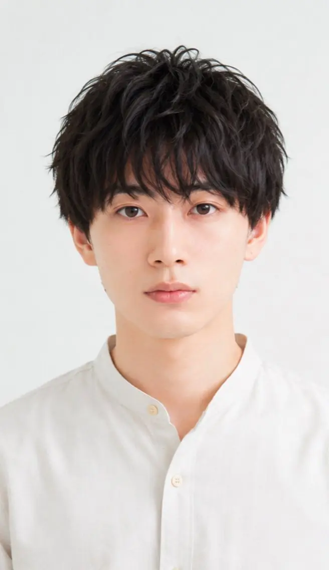 メンズ カットモデル募集 木下世連のヘアスタイル