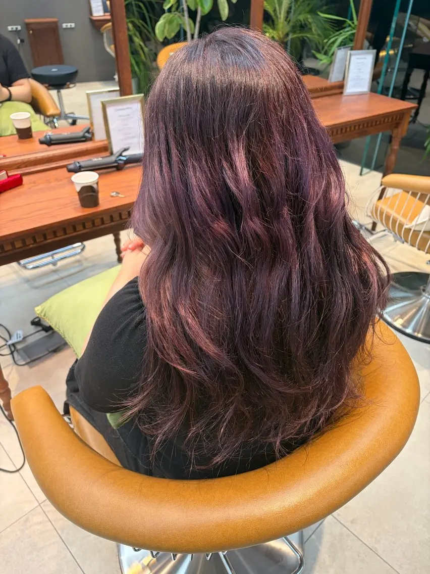 ロング ヘアカラー 縮毛矯正／髪質改善 小野竜聖のヘアスタイル
