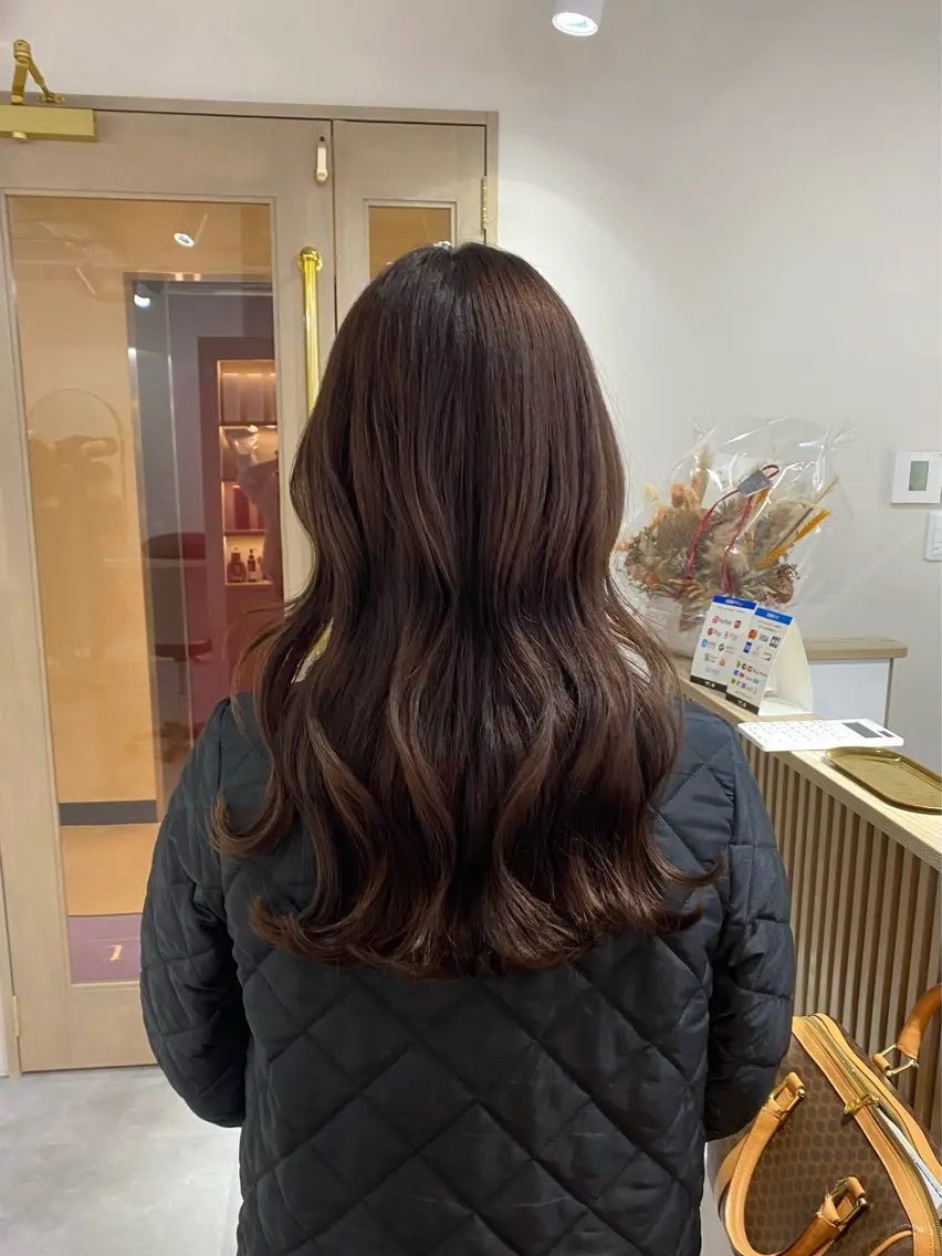 セミロング アトレ＊個室サロン himekaのヘアスタイル