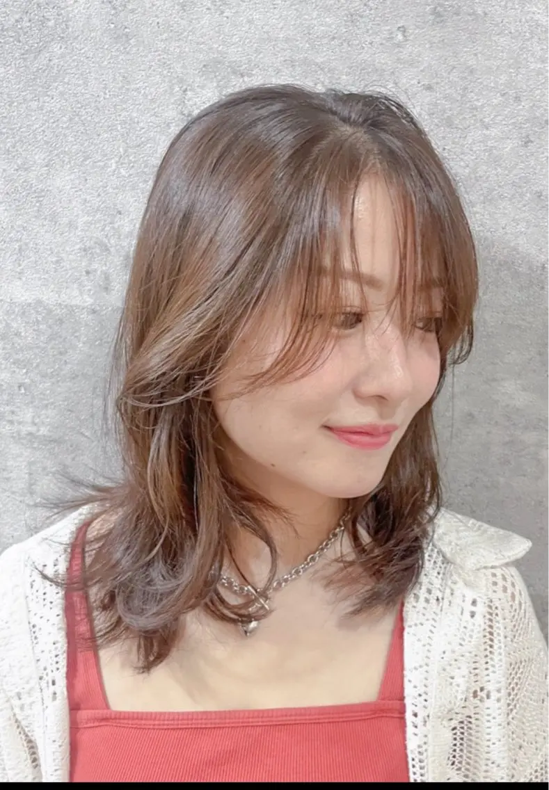 ミディアム カット ヘアカラー Grow by NYNY 田代 紀恵のヘアスタイル