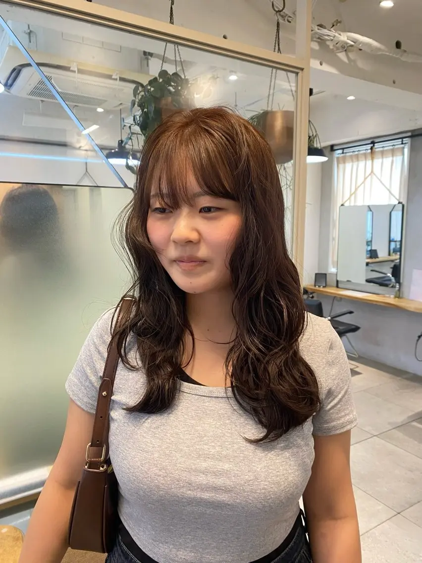 カラー ブリーチ ブラウンカラー ブリーチなしカラー ヘアカラー トリートメント Lomalia／ yuzuki🤎ᐩᕀのヘアスタイル