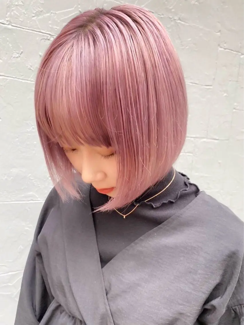 🐰ブリーチダブルカラー+トリートメント付き💖トリプルカラーに変更→¥8000の写真