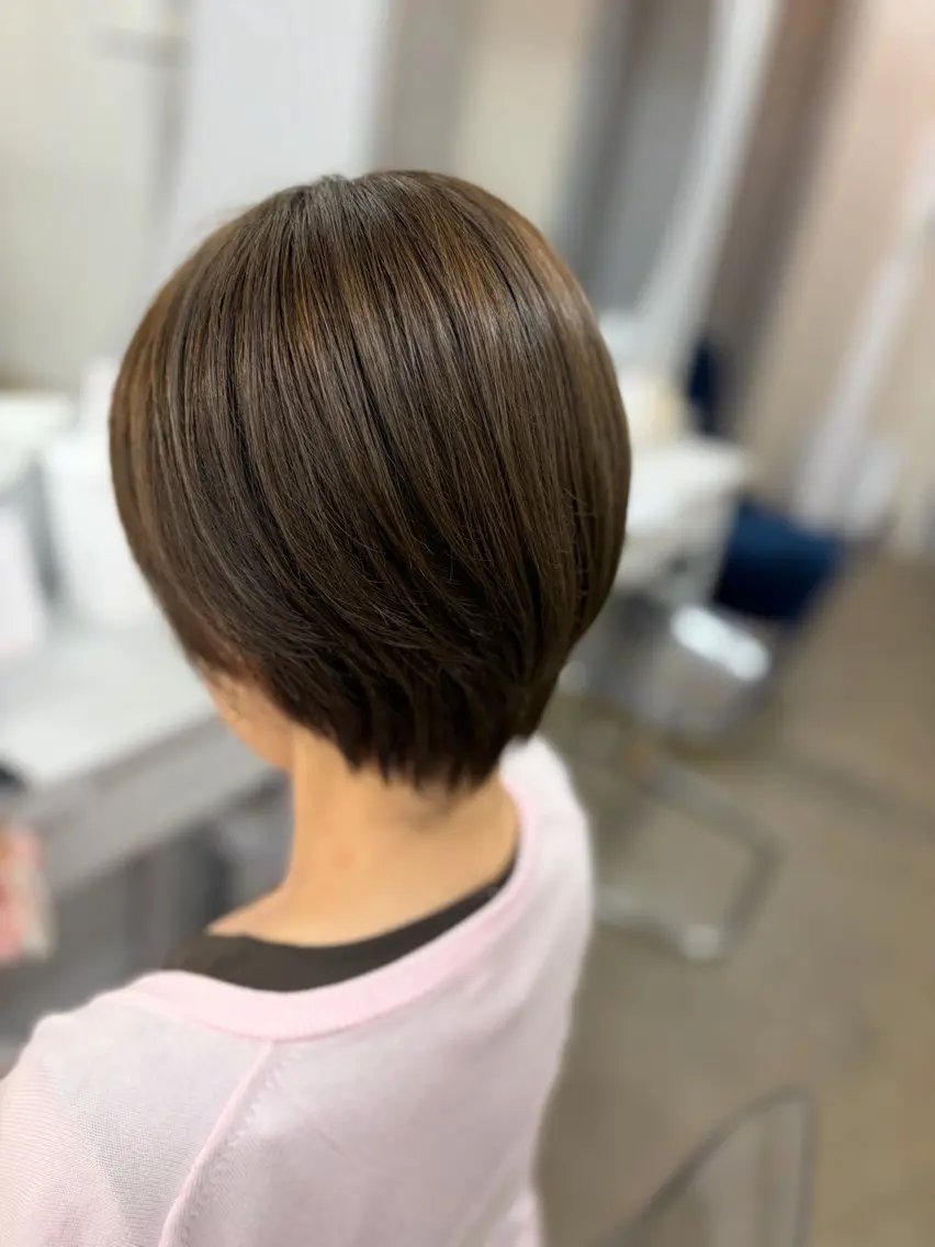 ショート カット ヘアカラー cuore/ みく/艶カラーのヘアスタイル