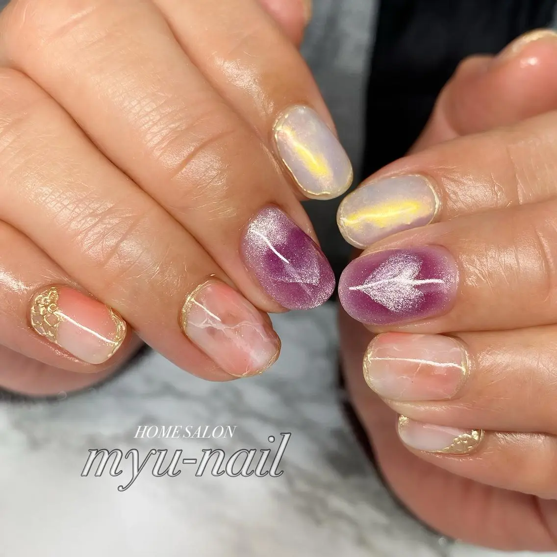 ネイル ホームサロン myu-nailのネイルデザイン