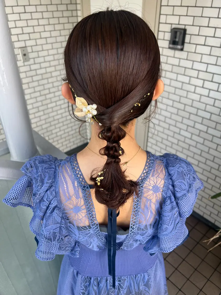 ヘアアレンジ ヘアセット 大人可愛いヘアメイク 💋🧚♀️しずかのヘアスタイル