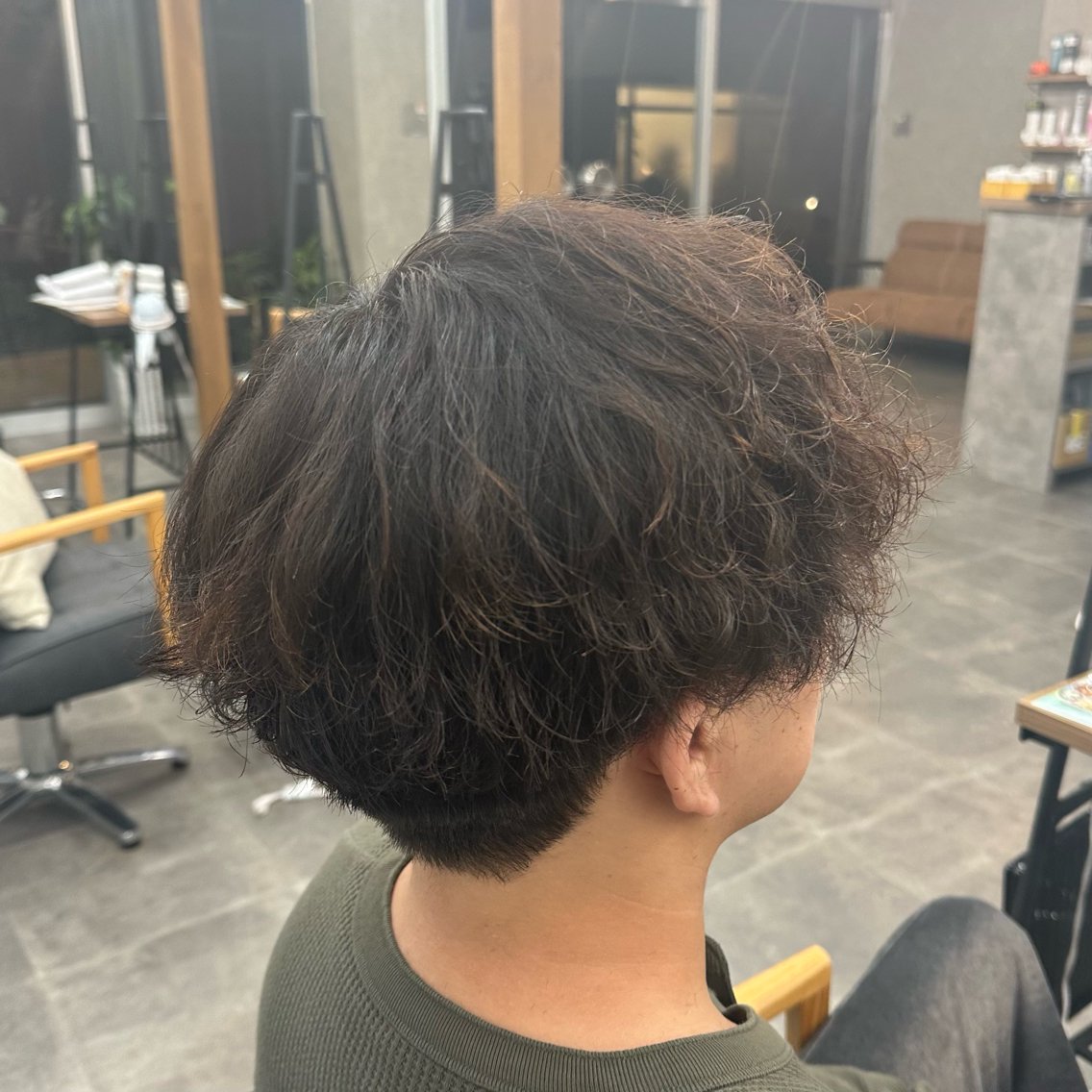 パーマ メンズ メンズパーマ 刈り上げ カット パーマ aika🫧 COQU千葉のヘアスタイル
