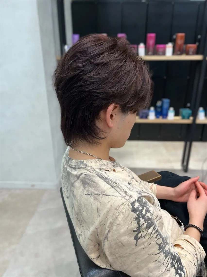 カラー メンズ レイヤー⌇﻿アレンジ ⌇﻿misato🩶のヘアスタイル