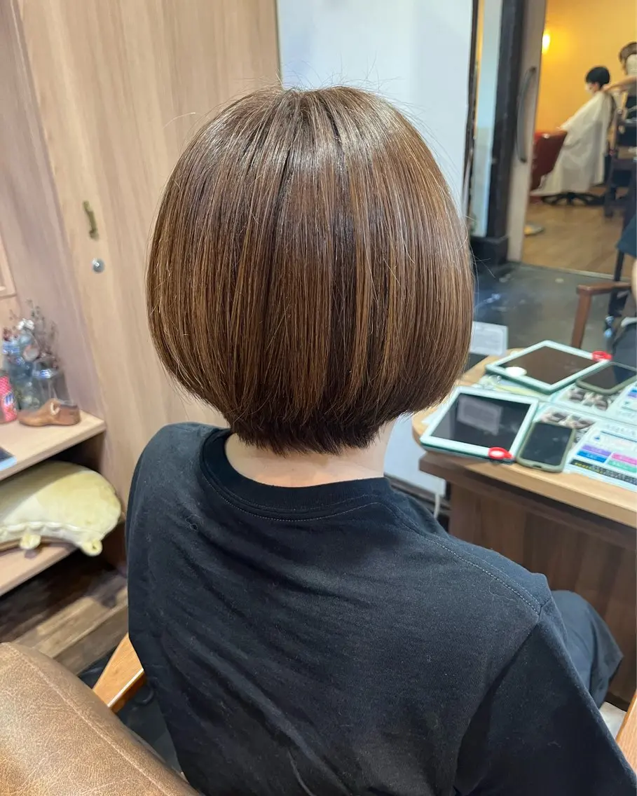 ショート カット ヘアカラー トリートメント TOMOKI 清須/髪質改善/清洲のヘアスタイル