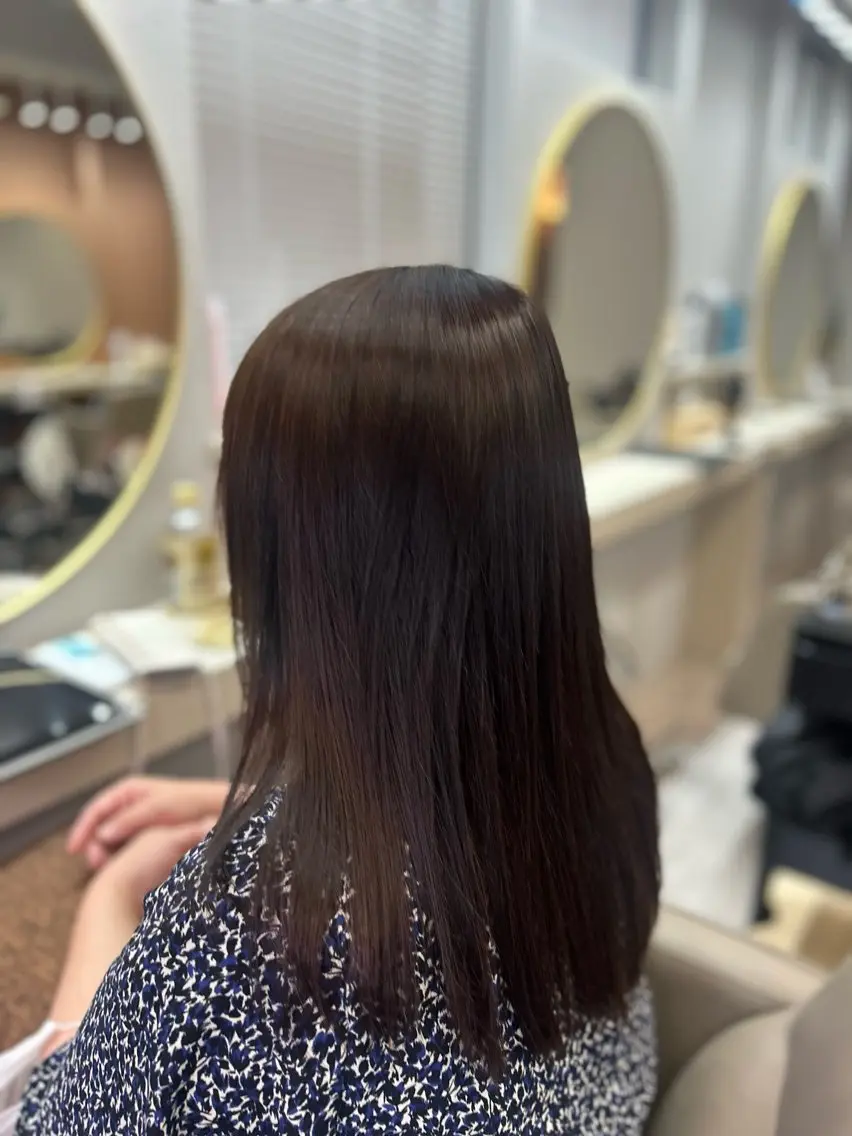 セミロング カット ヘアカラー 池田 太一のヘアスタイル