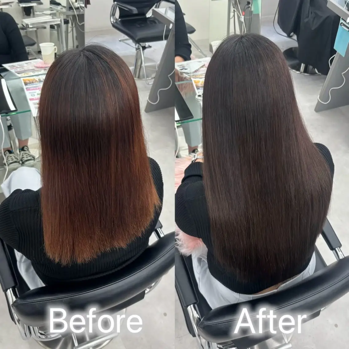 ロング エクステ エクステ エクステ🫧艶カラー ￤横浜  ももはのヘアスタイル